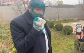 Cavcaliuc, audiat și recunoscut în calitate de bănuit în cazul vicepreședintelui de Sîngerei, stropit cu verde de briliant